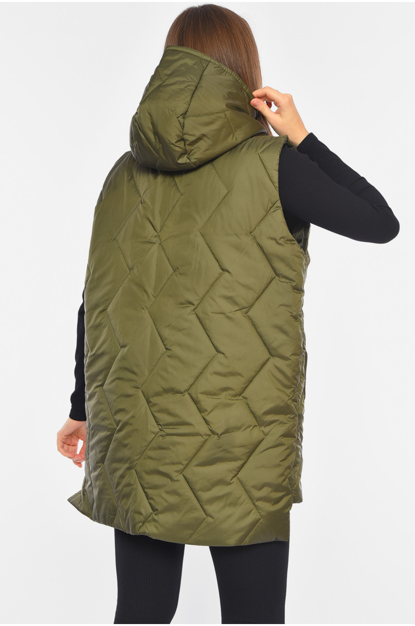 Жилетка жіноча напівбатальна кольору хакі 2228 193085 Жилетка жіноча напівбатальна кольору хакі 2228 193085