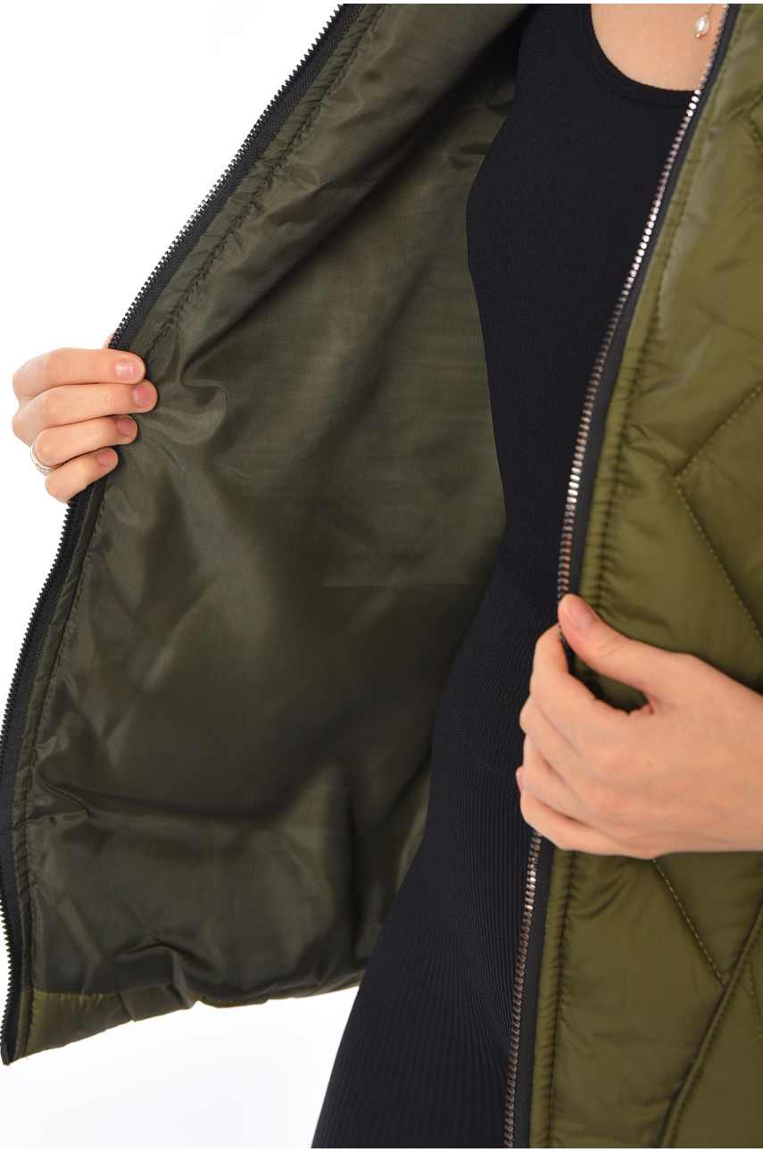 Жилетка жіноча напівбатальна кольору хакі 2228 193085 Жилетка жіноча напівбатальна кольору хакі 2228 193085