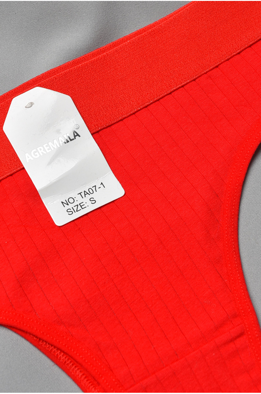 Трусы женские красного цвета та07-1 193115