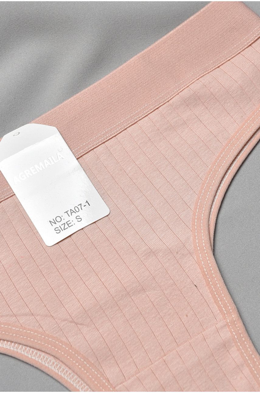 Трусы женские пудрового цвета та07-1 193116