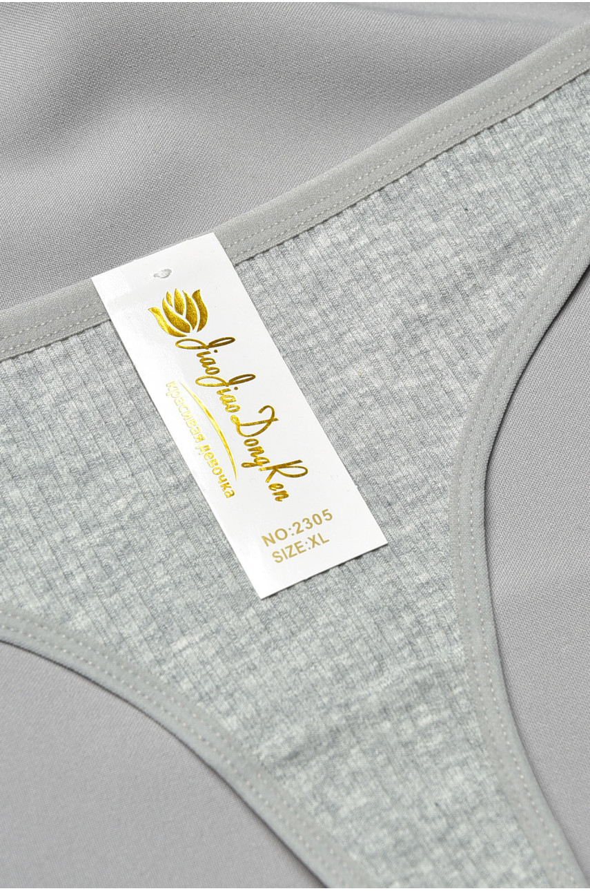 Стринги женские серого цвета 2305 193121 Стринги женские серого цвета 2305 193121