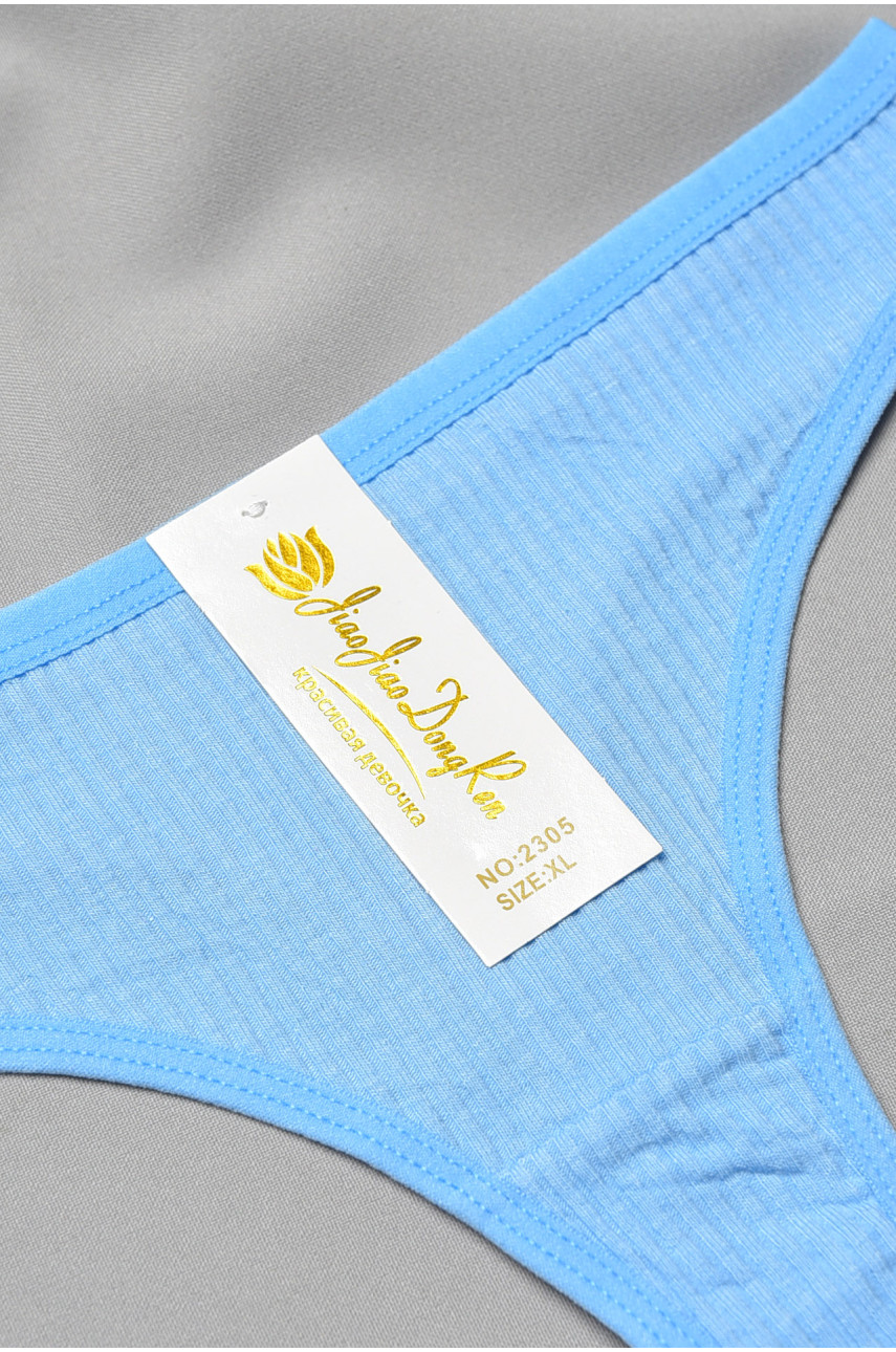 Стринги женские голубого цвета 2305 193126 Стринги женские голубого цвета 2305 193126