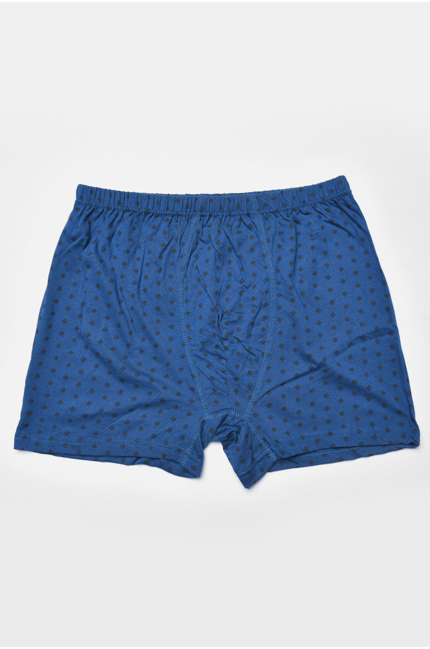 Труси сімейні чоловічі синього кольору з принтом 193135