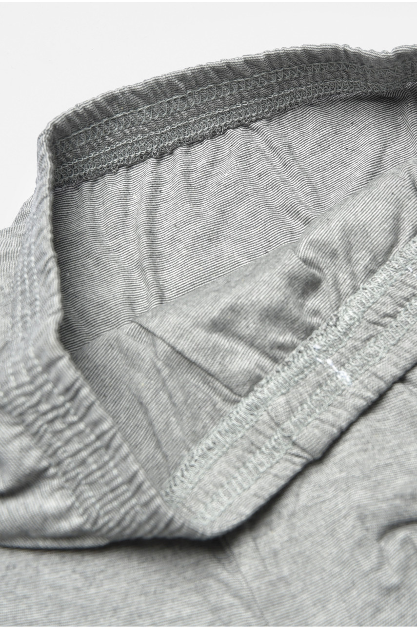 Боксеры мужские серого цвета однотонные 193146 Боксеры мужские серого цвета однотонные 193146