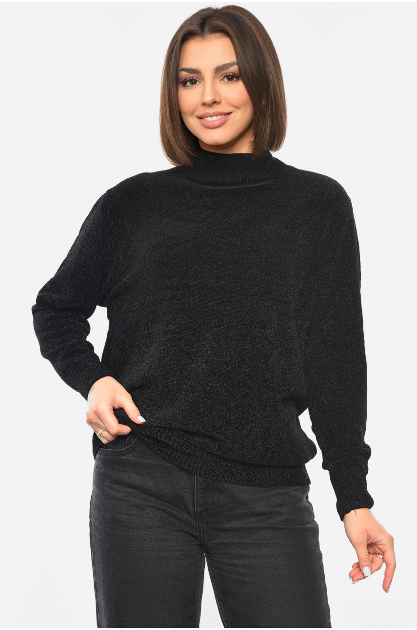 Светр жіночий акриловий чорного кольору 2357 193271