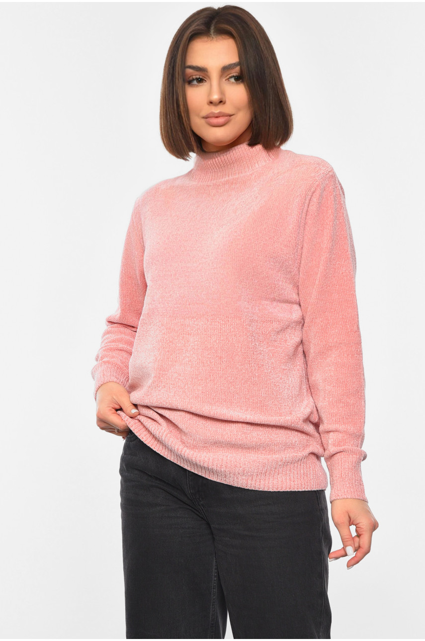 Светр жіночий акриловий пудрового кольору 2357 193279