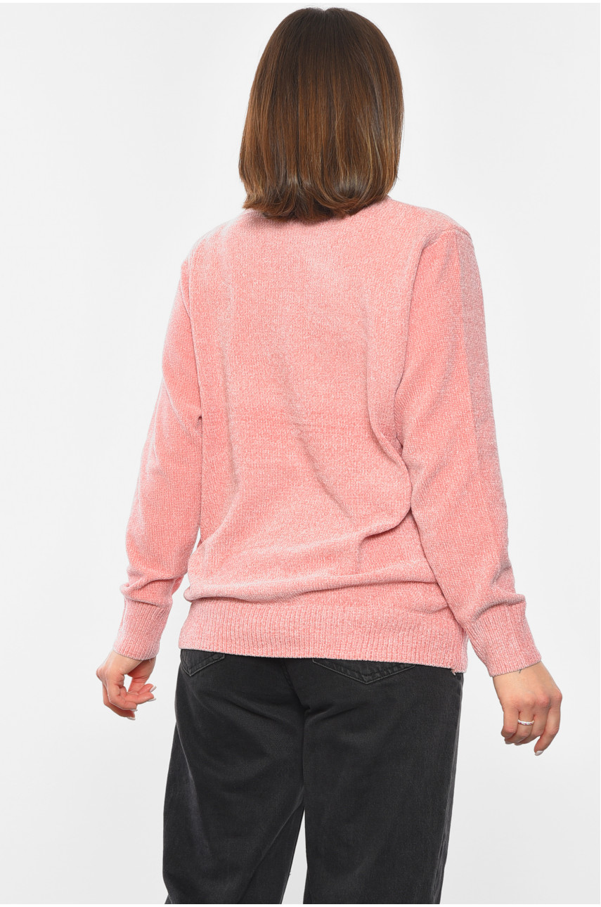 Светр жіночий акриловий пудрового кольору 2357 193279