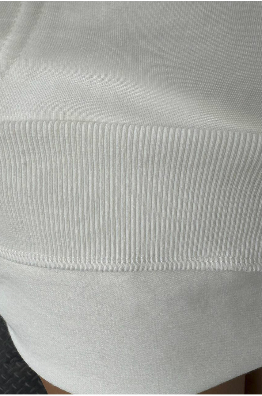 Туника-худи женская белого цвета 8832 193299