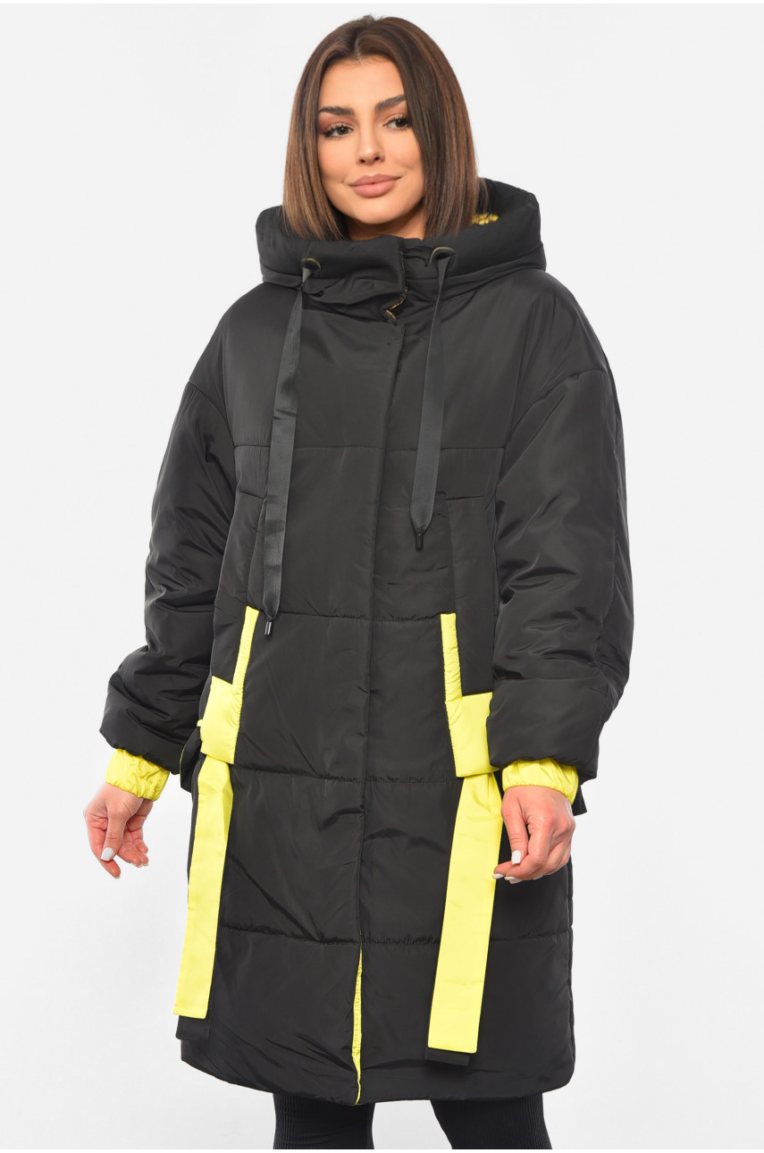 Куртка жіноча єврозима чорного кольору 401438 193320