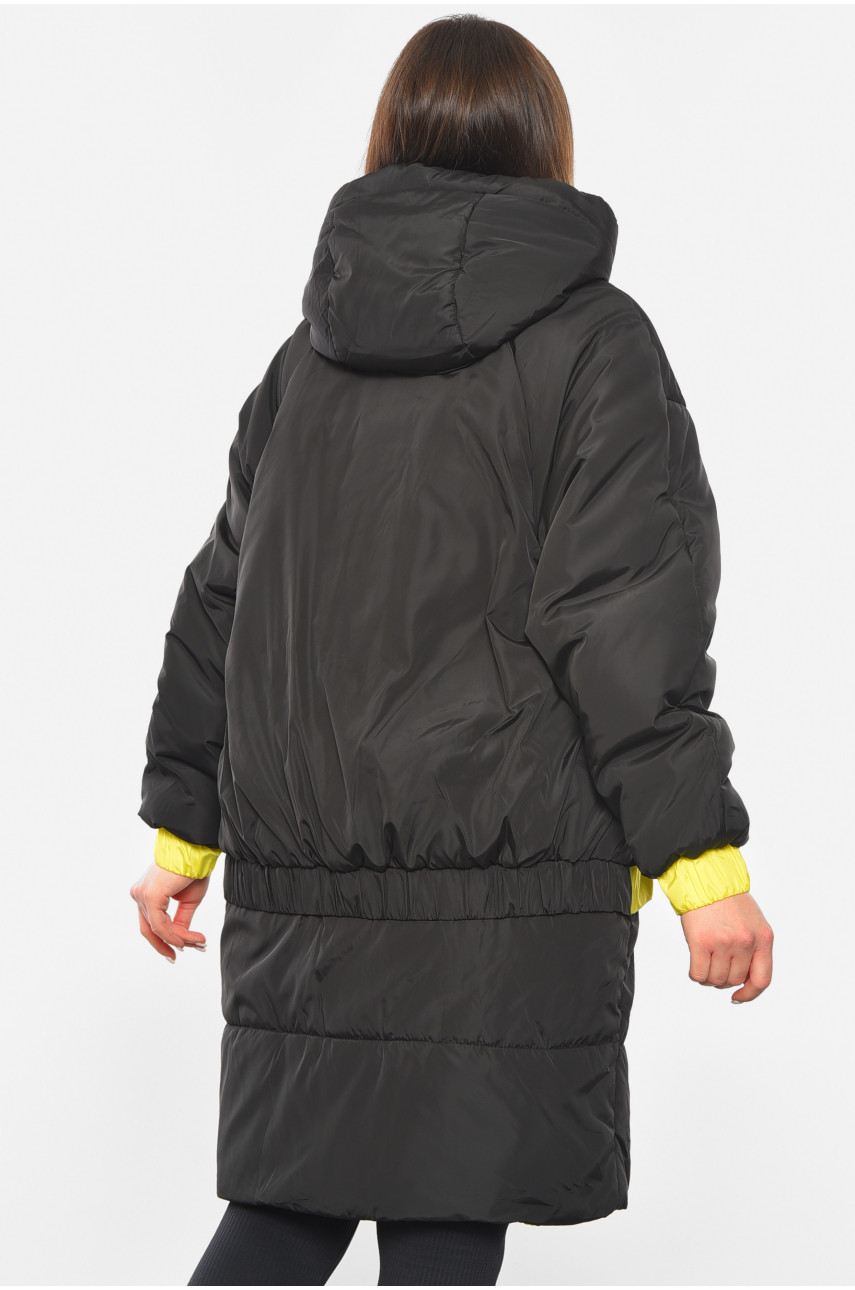 Куртка жіноча єврозима чорного кольору 401438 193320