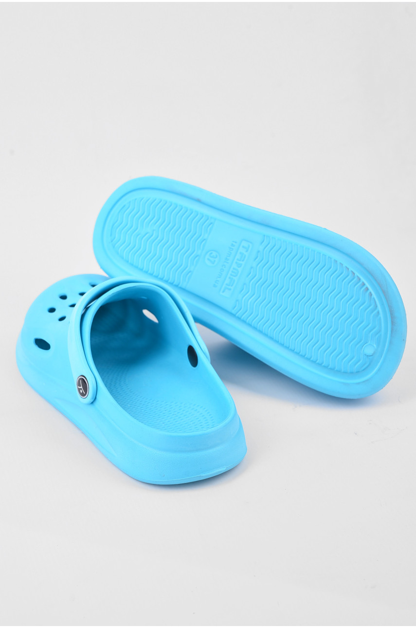 Крокси жіночі бірюзового кольору 201 193325