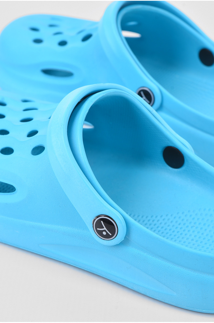 Крокси жіночі бірюзового кольору 201 193325