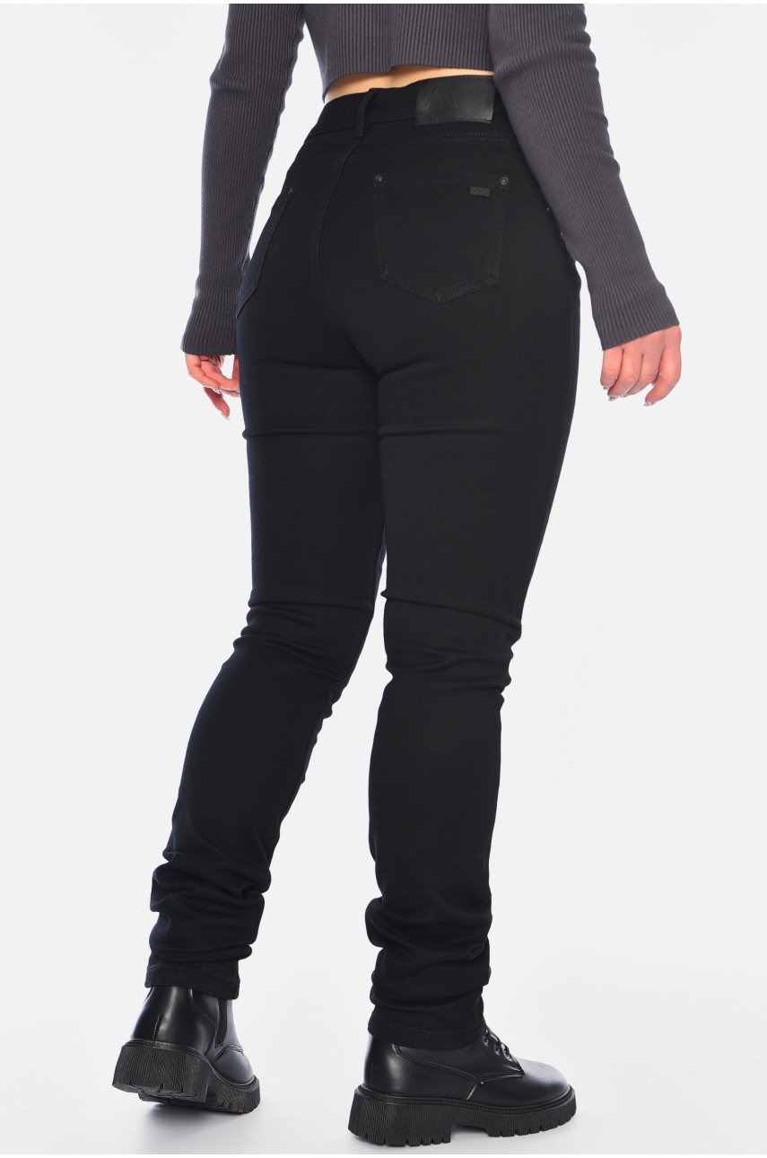 Джинсы женские черного цвета 193395