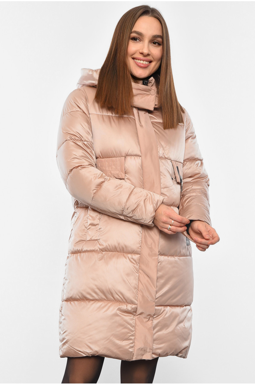 Куртка женский зимняя розового цвета 215 193430 Куртка женский зимняя розового цвета 215 193430