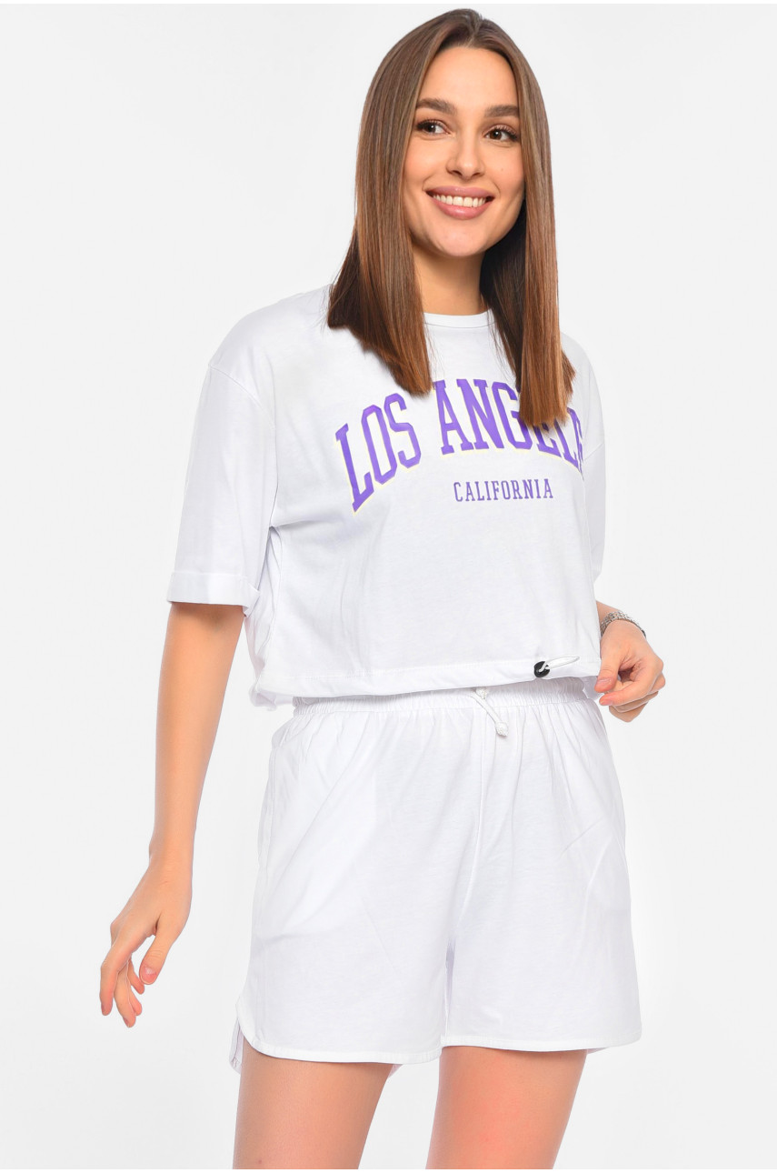 Костюм женский белого цвета 1158 193451 Костюм женский белого цвета 1158 193451