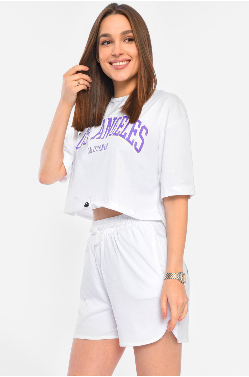 Костюм женский белого цвета 1158 193451 Костюм женский белого цвета 1158 193451