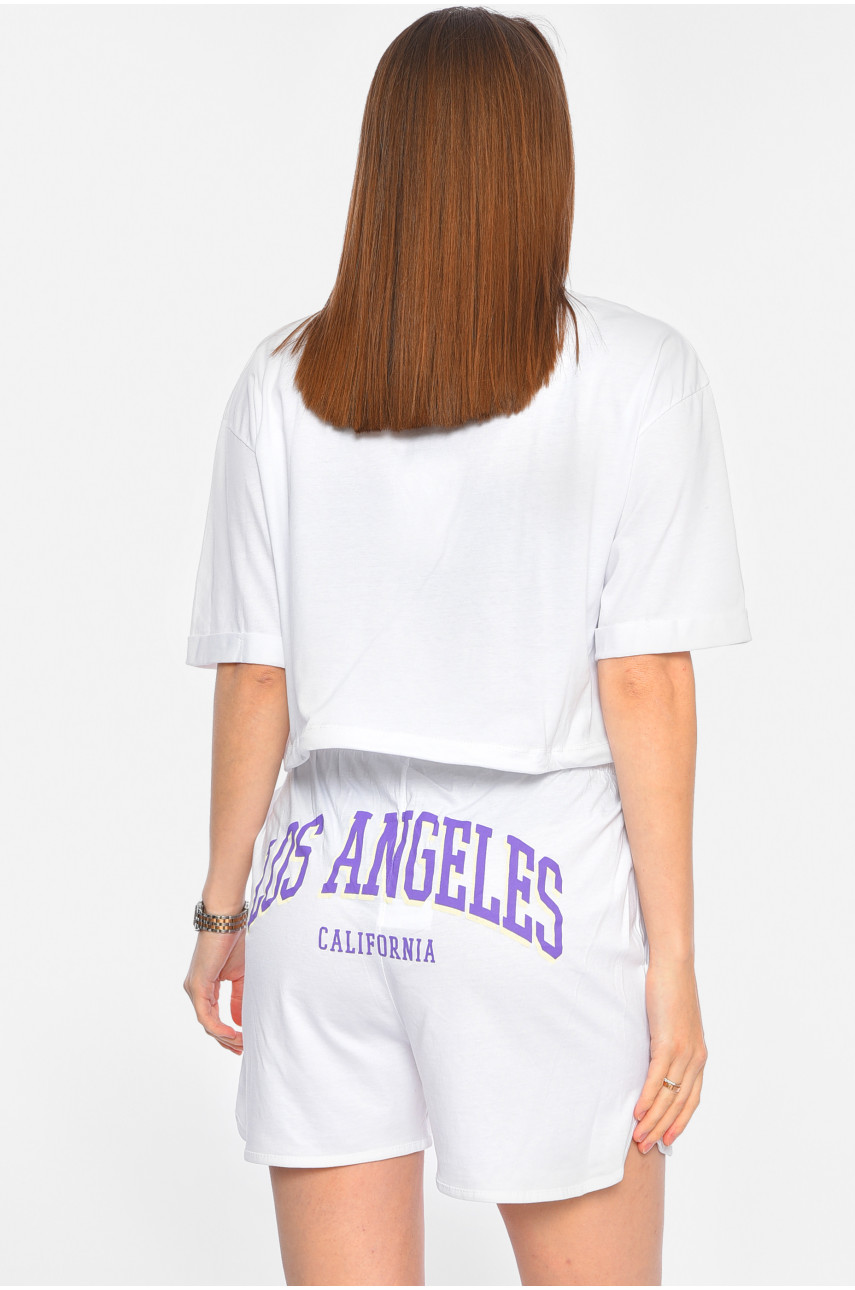 Костюм женский белого цвета 1158 193451 Костюм женский белого цвета 1158 193451