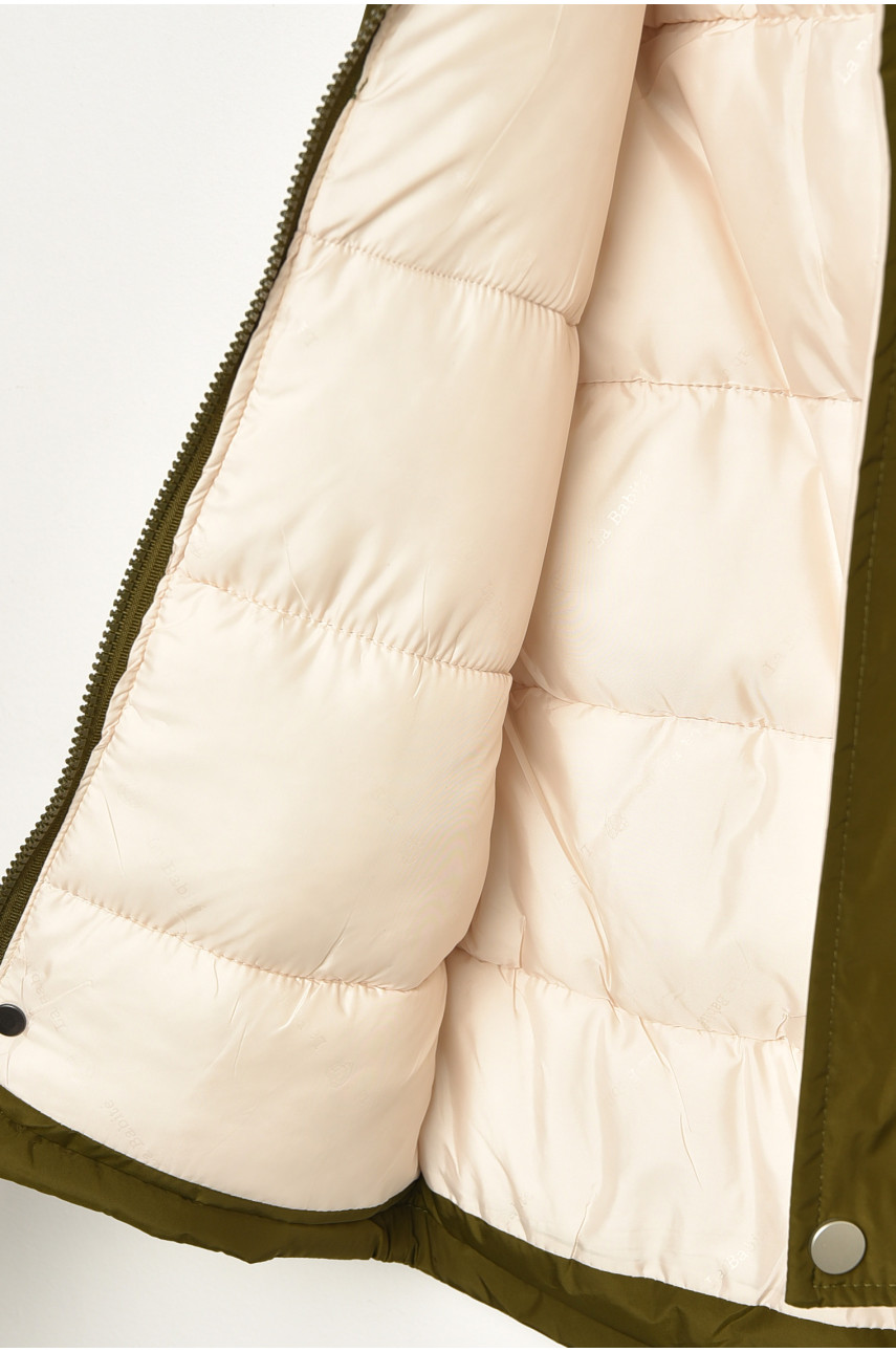 Куртка дитяча для хлопчика єврозима кольору хакі 21-29 193453