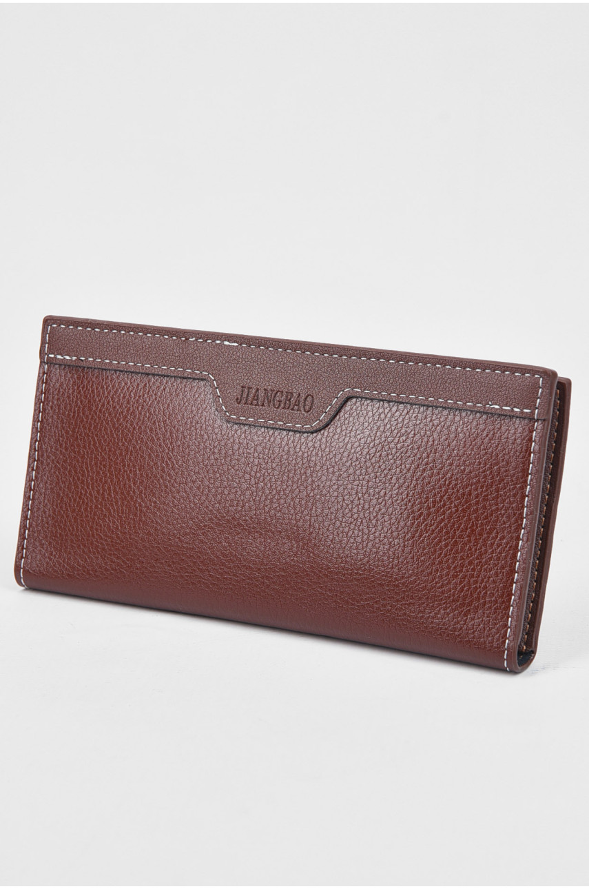 Кошелек мужской из экокожи коричневого цвета 5035 193472