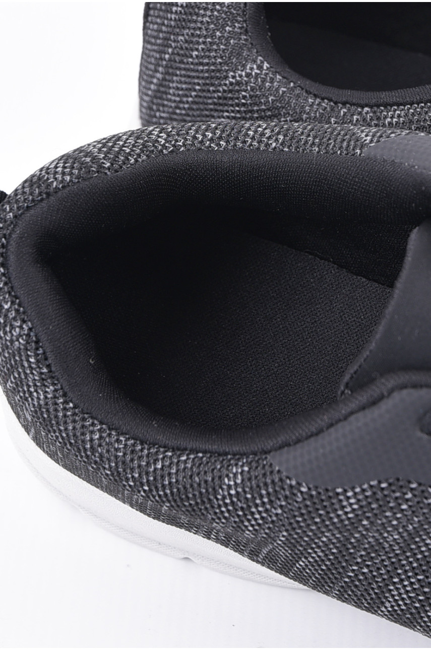 Кросівки чоловічі чорного кольору на шнурівці к17-3256 193498 Кросівки чоловічі чорного кольору на шнурівці к17-3256 193498