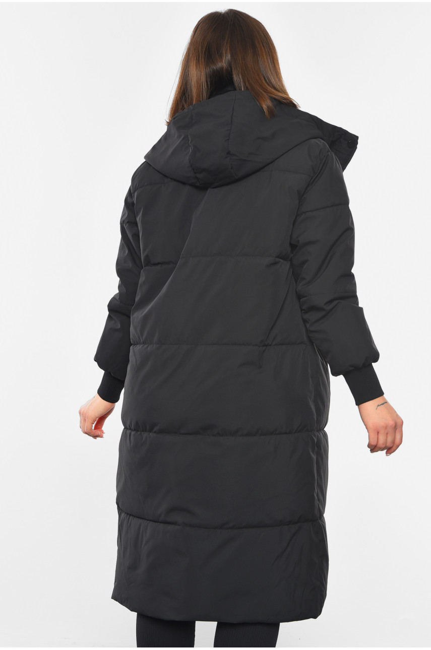 Куртка жіноча зимова чорного кольору 6809 193513
