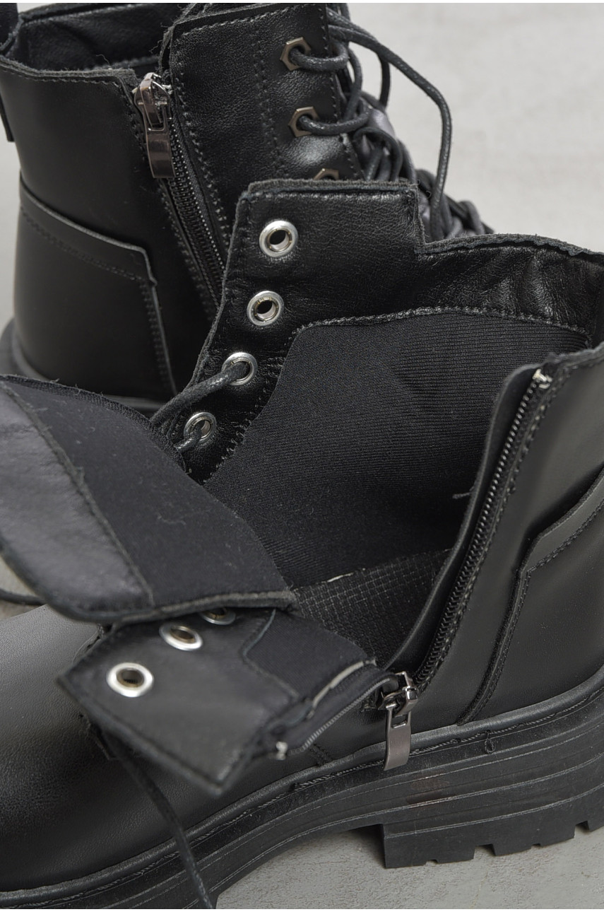 Ботинки женские демисезонные черного цвета 2276 193516