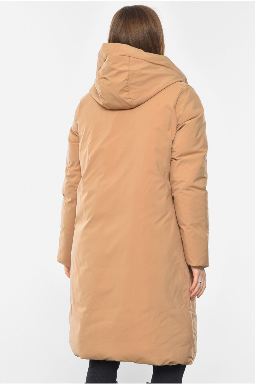 Куртка жіноча зимова бежевого кольору. 8811 193557