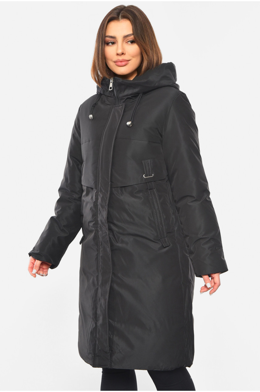 Куртка жіноча зимова чорного кольору 8811 193559