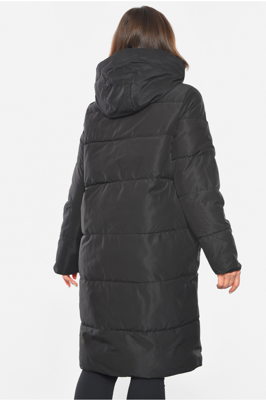 Куртка жіноча зимова чорного кольору 8809 193668