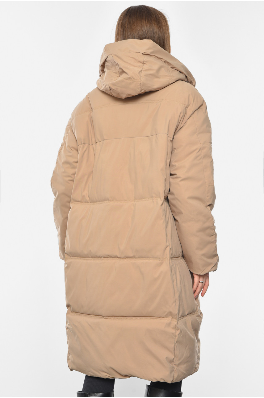 Куртка жіноча зимова бежевого кольору 8801 193692