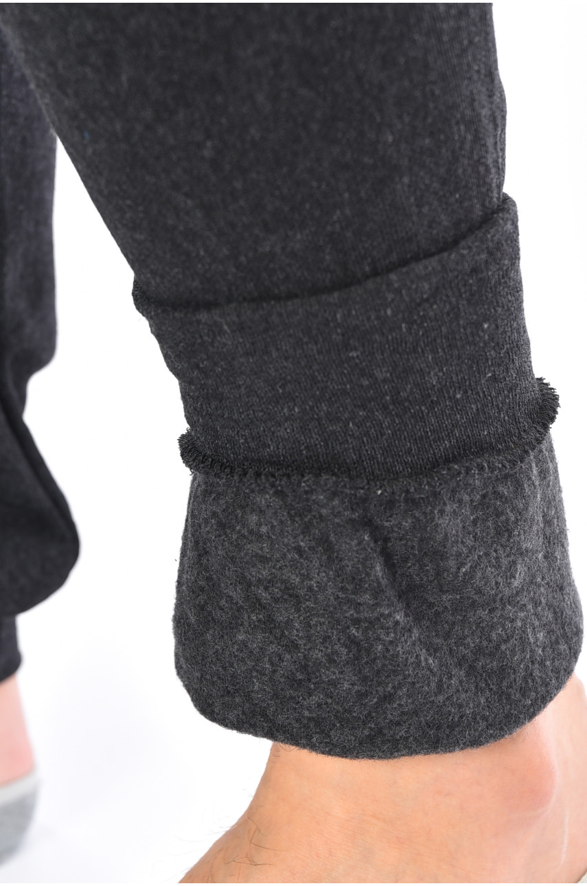 Подштанники мужские с утеплителем темно-серого цвета 193851 Подштанники мужские с утеплителем темно-серого цвета 193851