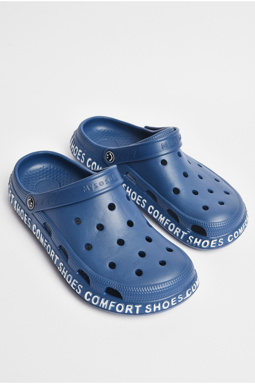 Кроксы мужские темно-синего цвета 9272 193852 Кроксы мужские темно-синего цвета 9272 193852