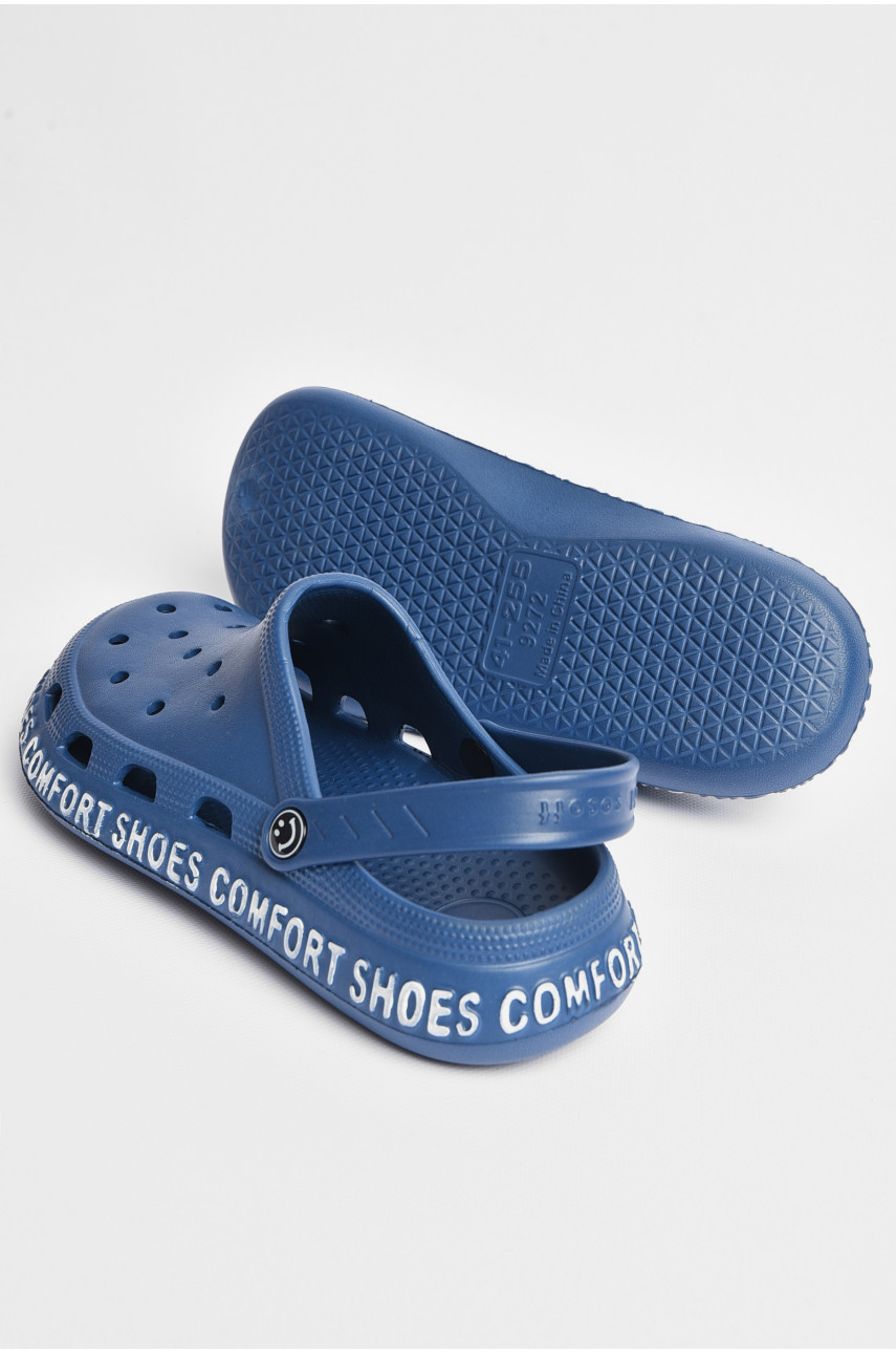 Кроксы мужские темно-синего цвета 9272 193852 Кроксы мужские темно-синего цвета 9272 193852