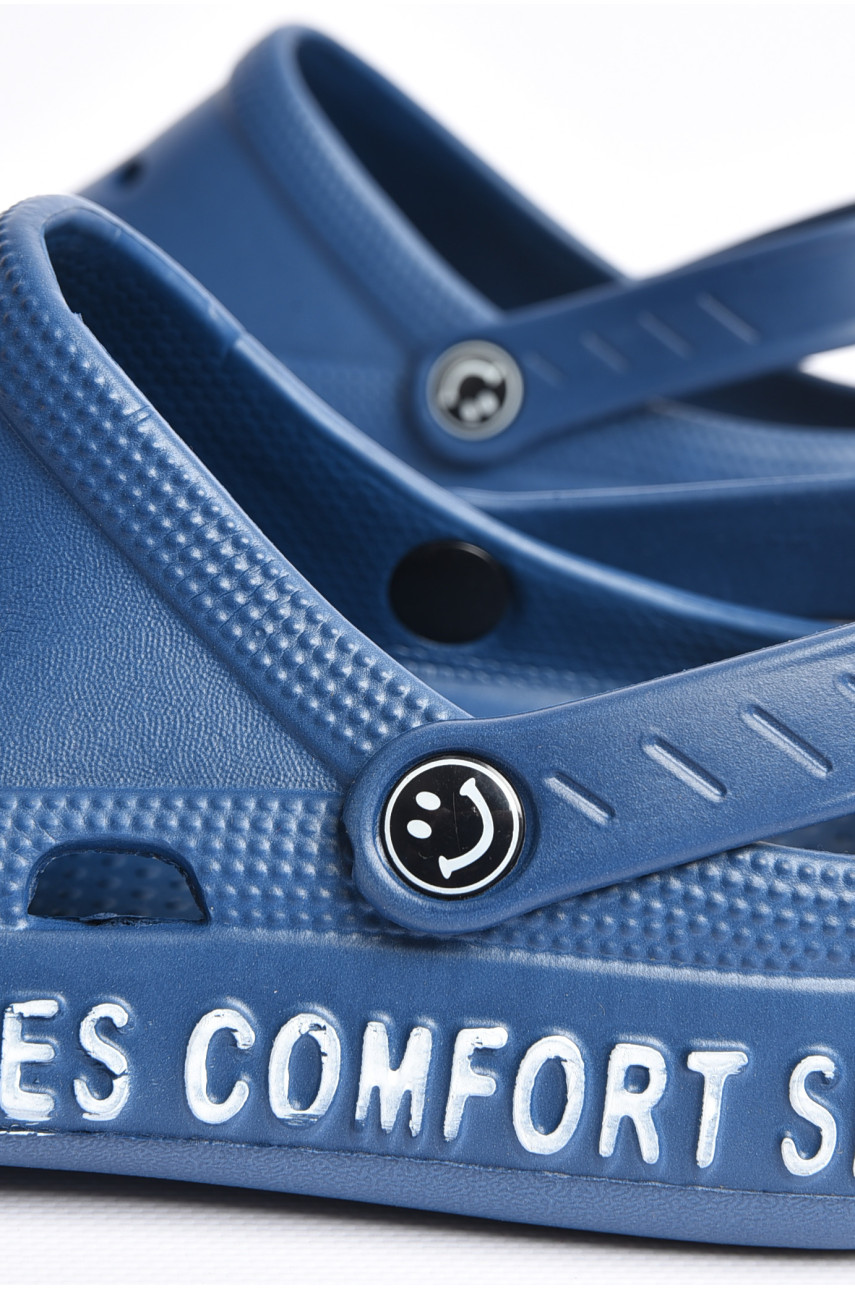 Кроксы мужские темно-синего цвета 9272 193852 Кроксы мужские темно-синего цвета 9272 193852