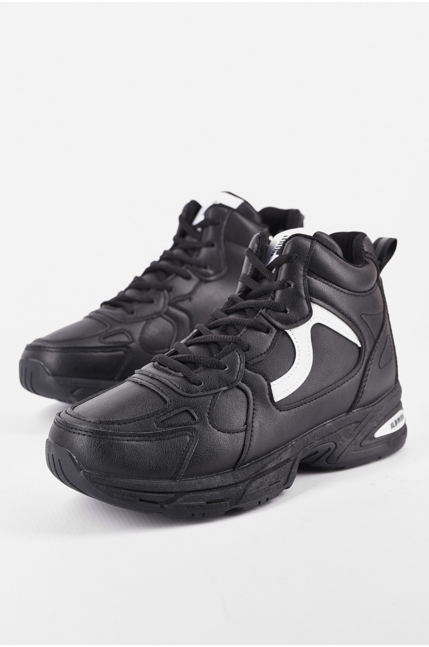Кроссовки мужские зимние черного цвета 101-2 193862