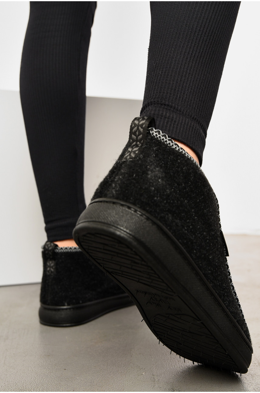 Бурки женские на меху темно-серого цвета 4607 193869 Бурки женские на меху темно-серого цвета 4607 193869