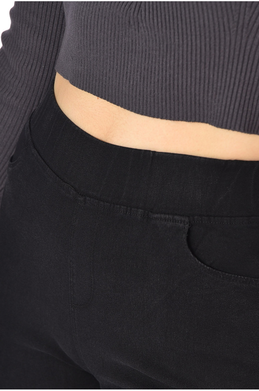 Джинси жіночі звужені чорного кольору 501-3 193884