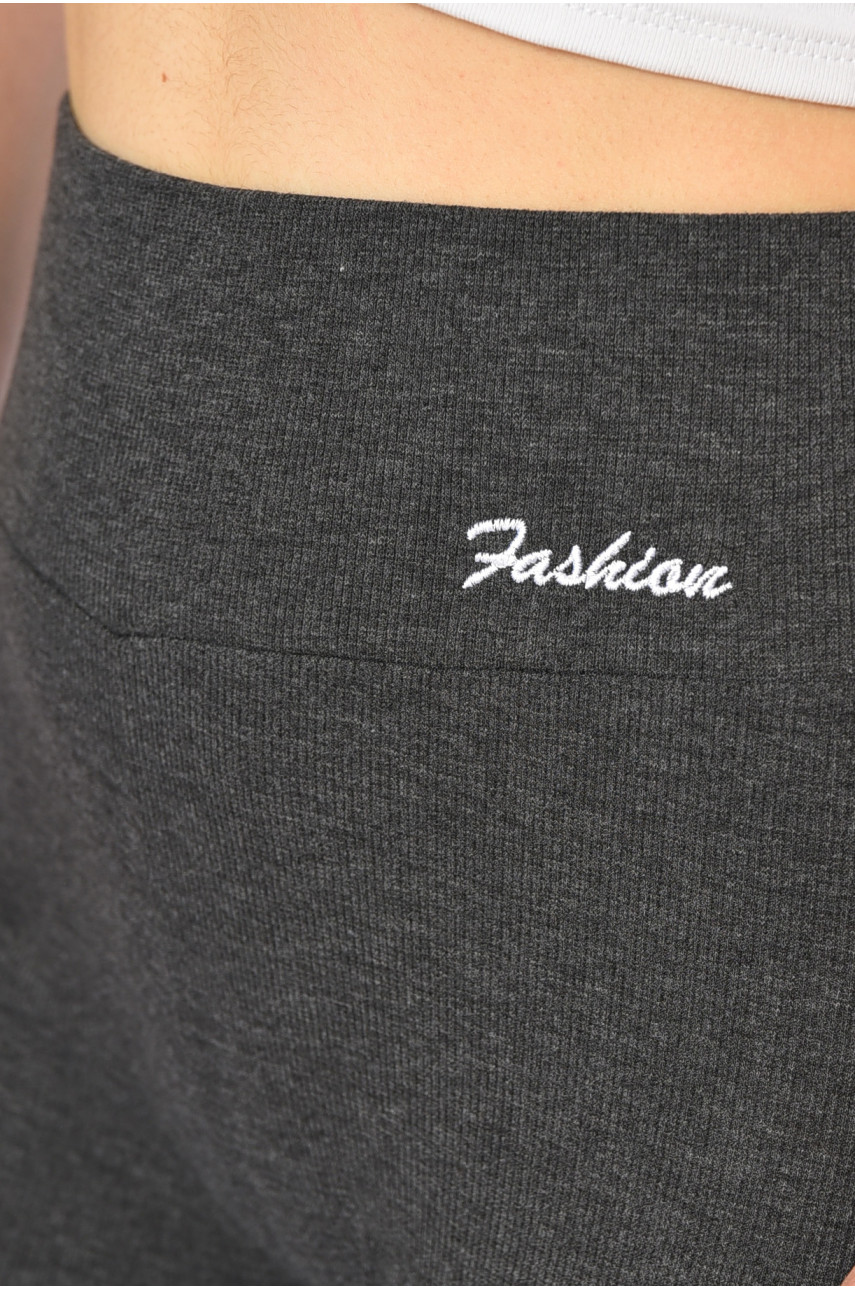 Лосины женские трикотажные серого цвета 5061-2 193890