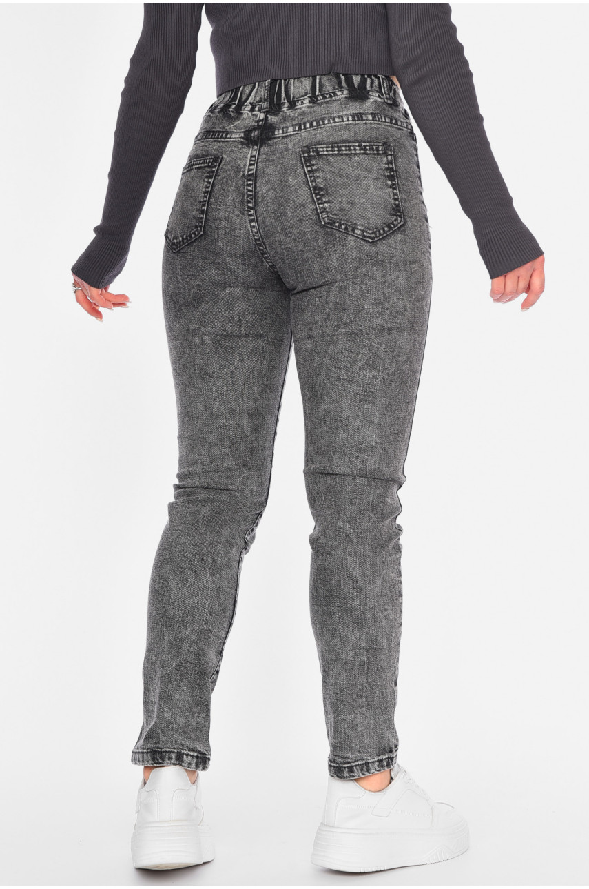 Джинси жіночі сірого кольору 1075-8 193896 Джинси жіночі сірого кольору 1075-8 193896