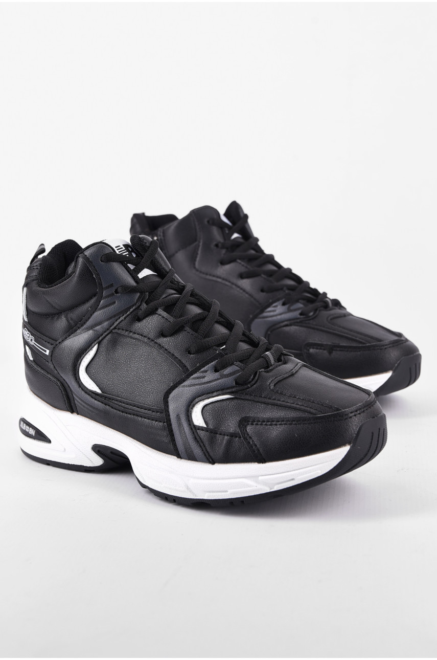 Кросівки чоловічі зимові чорного кольору 102-2 193914