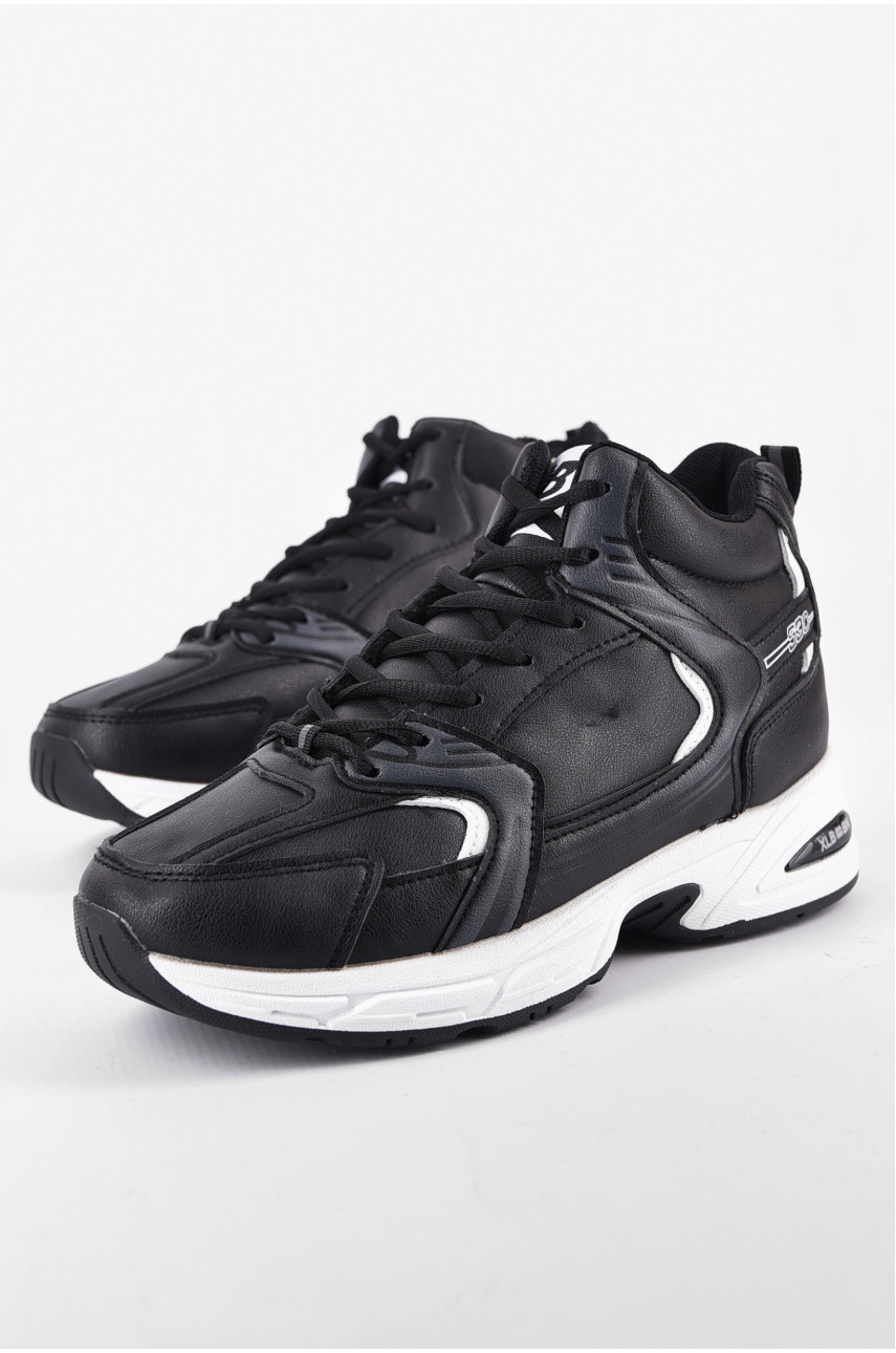Кросівки чоловічі зимові чорного кольору 102-2 193914
