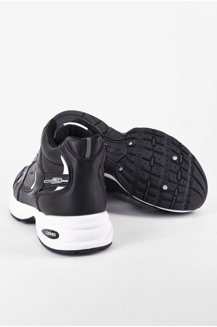 Кросівки чоловічі зимові чорного кольору 102-2 193914