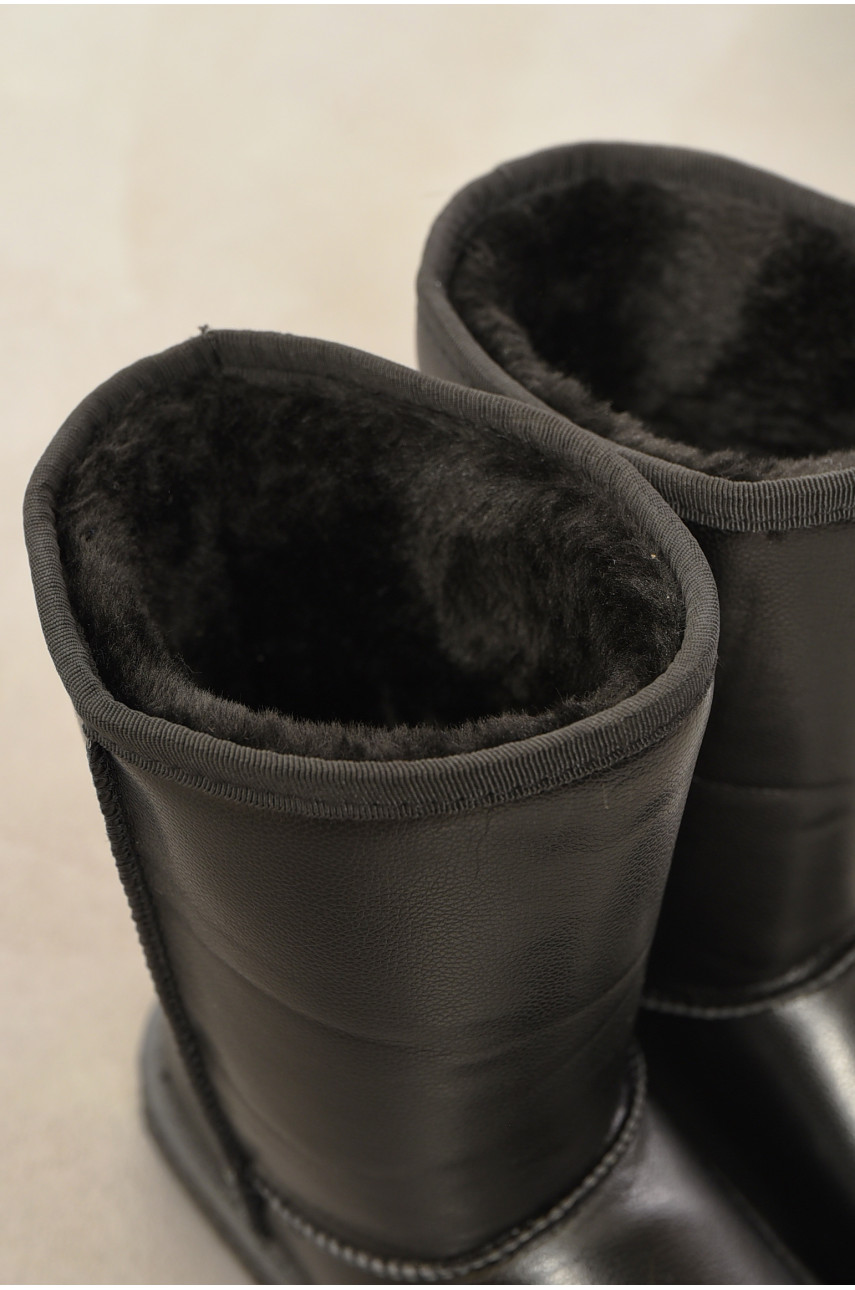 Угги женские на меху черного цвета 5815-5 193944