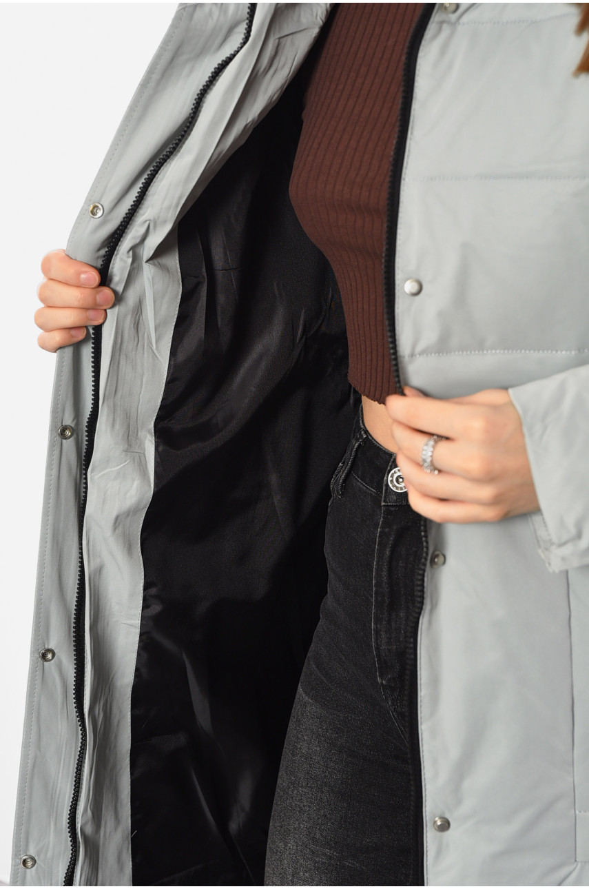 Куртка жіноча зимова м'ятного кольору 320 193981