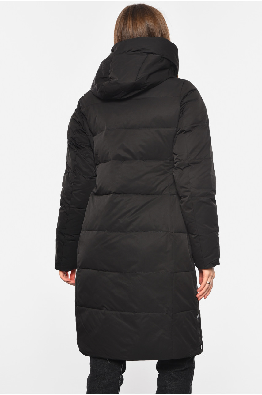 Куртка жіноча зимова чорного кольору 320 193984