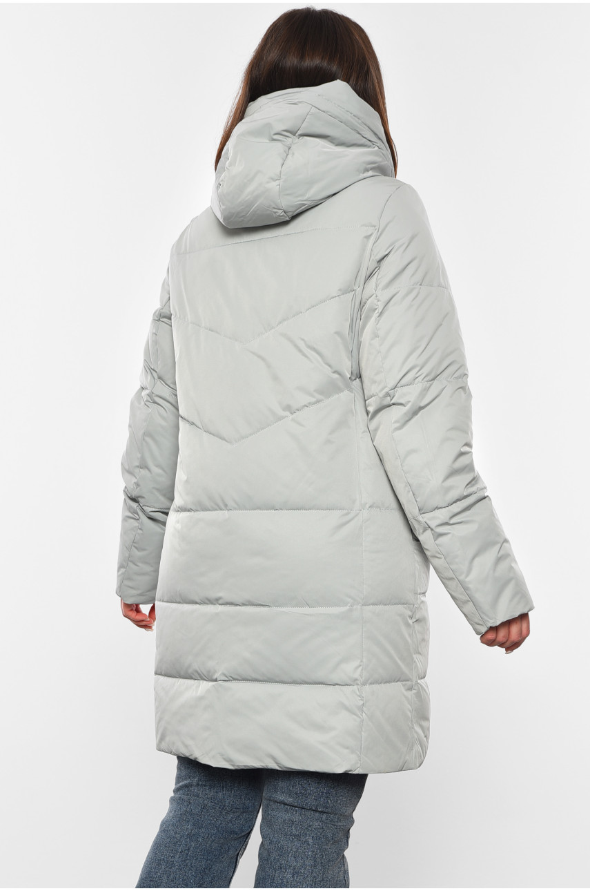 Куртка жіноча зимова м'ятного кольору 335 194023