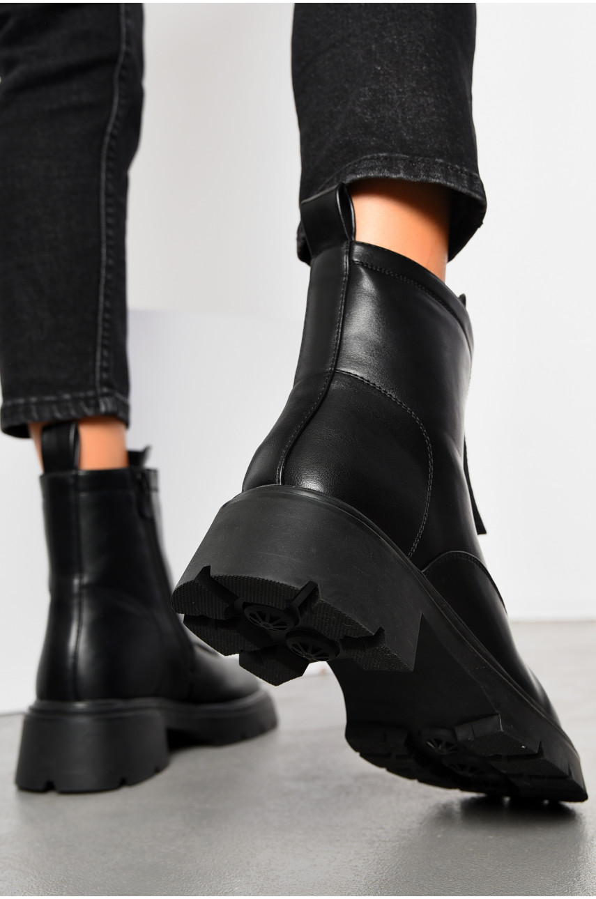 Ботинки женские зимние черного цвета 0006 194058 Ботинки женские зимние черного цвета 0006 194058