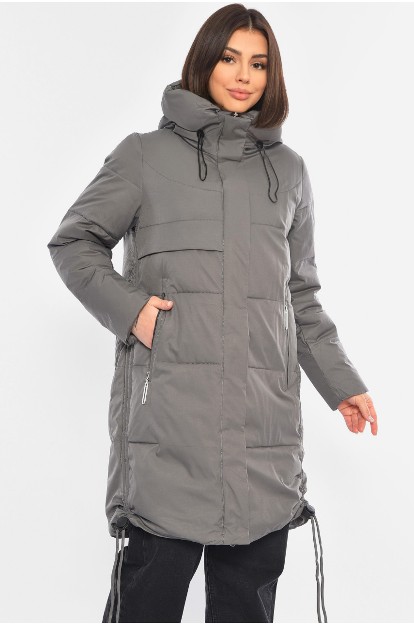Куртка жіноча зимова сірого кольору 2323 194088