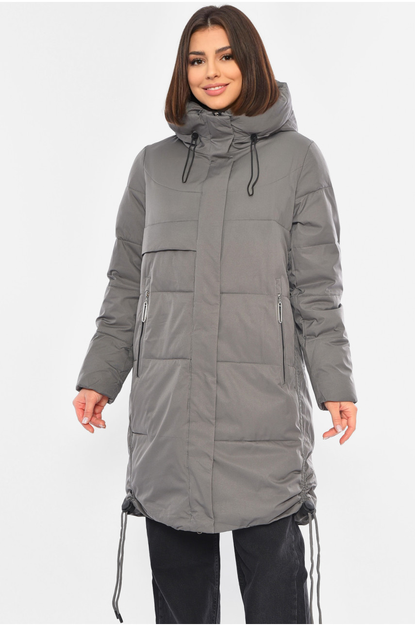 Куртка жіноча зимова сірого кольору 2323 194088
