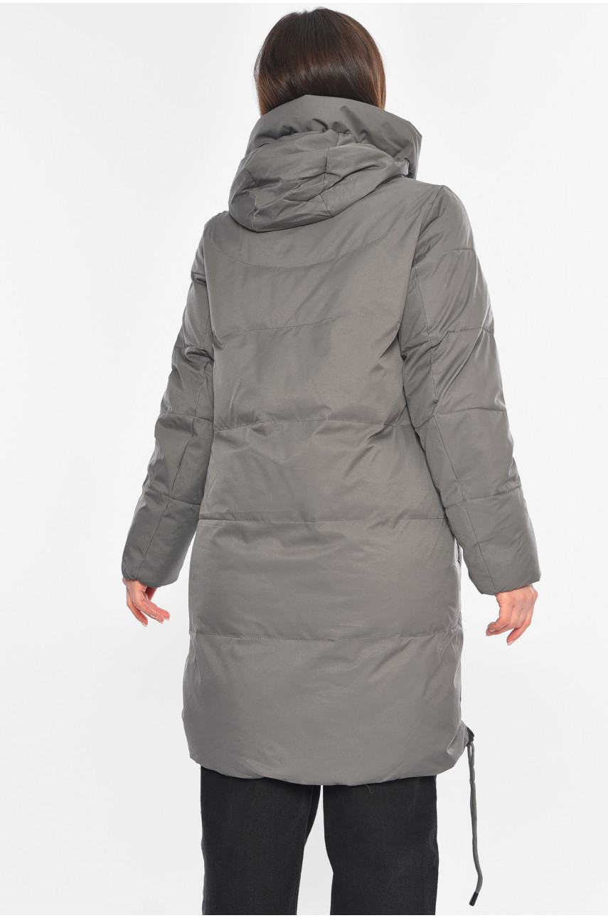 Куртка жіноча зимова сірого кольору 2323 194088
